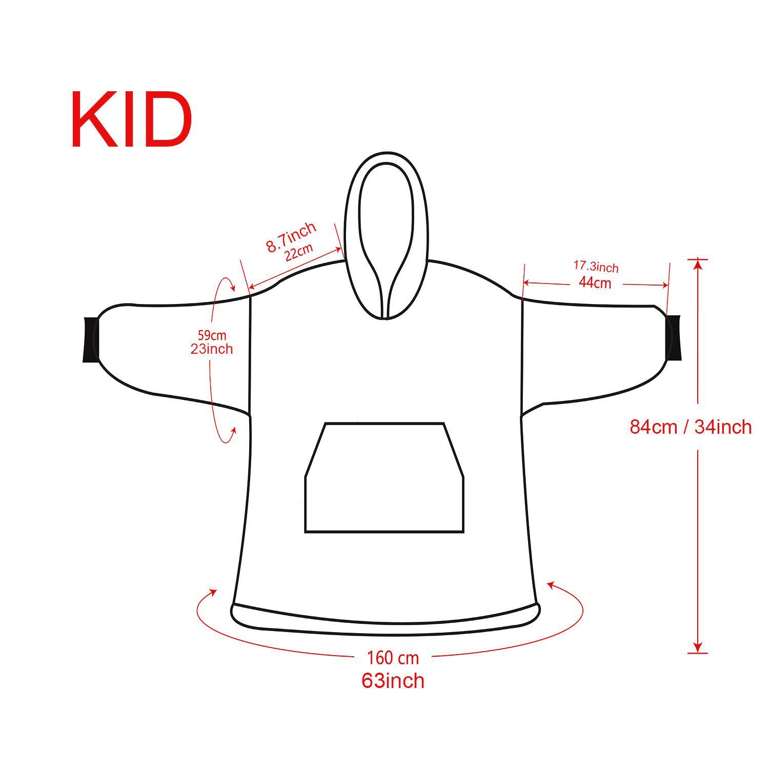 snug hoodie kid size chart - Avatar The Last Airbender Gifts