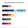tank top color chart - Avatar The Last Airbender Gifts
