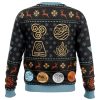 Avatar The Last Airbender Ugly Christmas Sweater BACK mockup - Avatar The Last Airbender Gifts