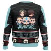 Chibi Avatar Ugly Christmas Sweater BACK mockup - Avatar The Last Airbender Gifts