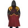 Fire Nation Avatar AOP Hooded Cloak Coat BACK Mockup - Avatar The Last Airbender Gifts