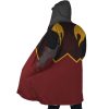 Fire Nation Avatar AOP Hooded Cloak Coat SIDE Mockup - Avatar The Last Airbender Gifts