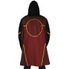 Red Lotus Avatar AOP Hooded Cloak Coat BACK Mockup - Avatar The Last Airbender Gifts