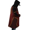 Red Lotus Avatar AOP Hooded Cloak Coat RIGHT Mockup - Avatar The Last Airbender Gifts
