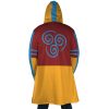 The Last Airbender Avatar AOP Hooded Cloak Coat BACK Mockup - Avatar The Last Airbender Gifts