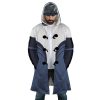 Water Tribe Avatar AOP Hooded Cloak Coat FRONT Mockup - Avatar The Last Airbender Gifts